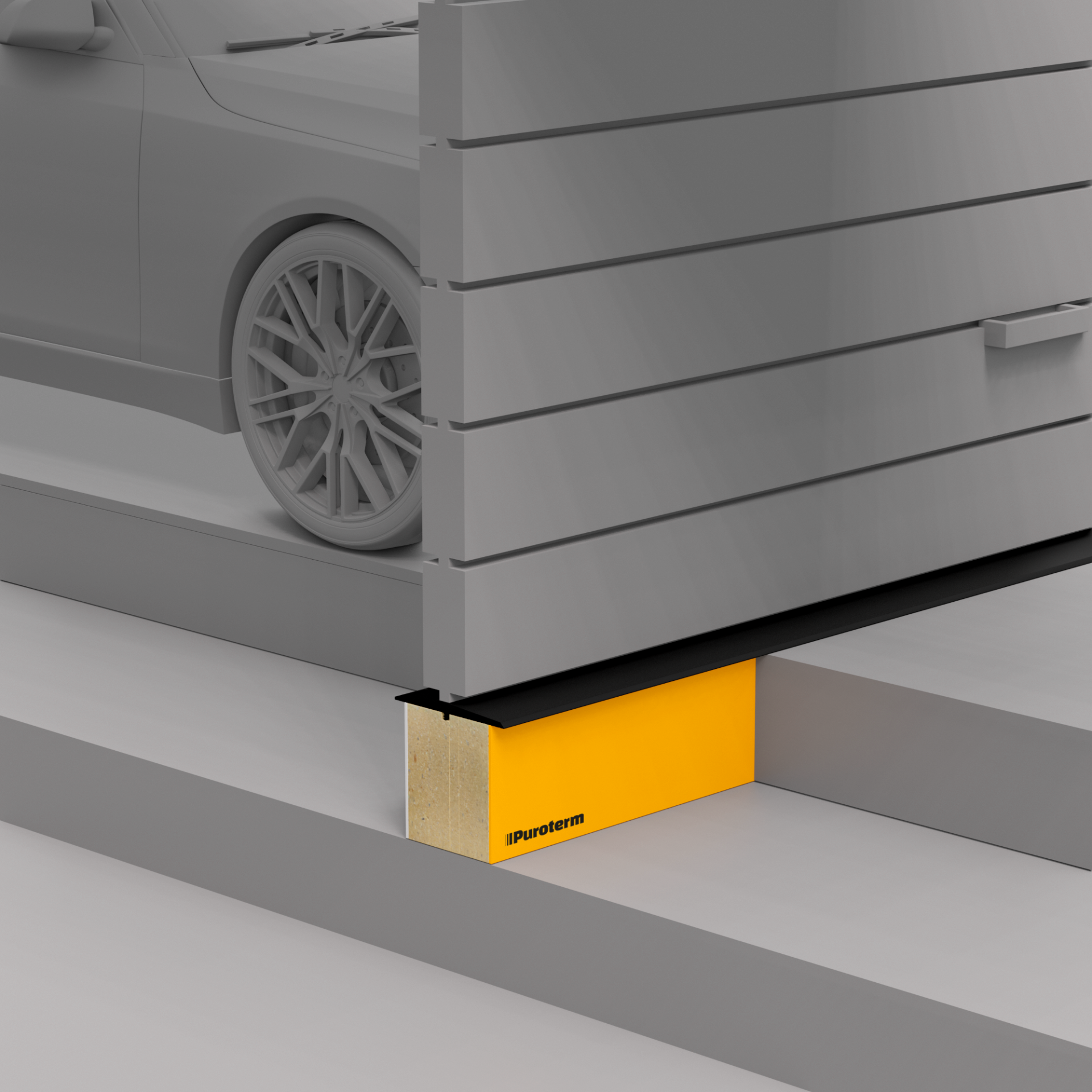 Ciepły Próg Bramy Garażowej Puroterm 0012 2002