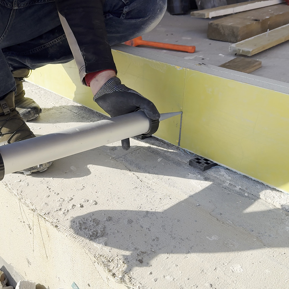 Ciepły Próg Bramy Garażowej 1